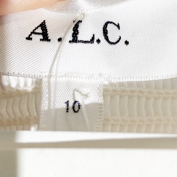 NWT ALC Lilah Dress in White size 10 - Picture 7 of 11